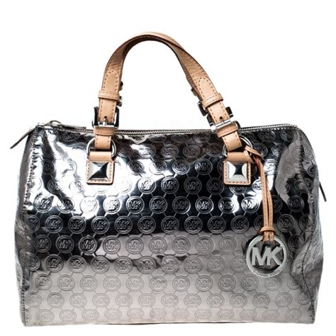 michael kors bag silver hardware|Michael Kors silver handbags sale.